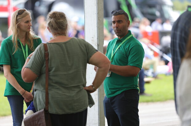 Defra staff at an agricultural show