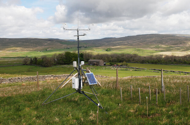 Weather data automatically collected to be downloaded at Ingleborough NNR.