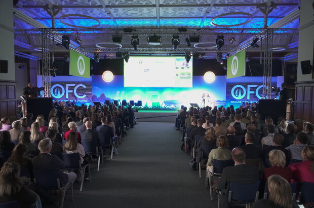 Seated audience at OFC 2024
