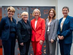 Defra's ministerial team standing.